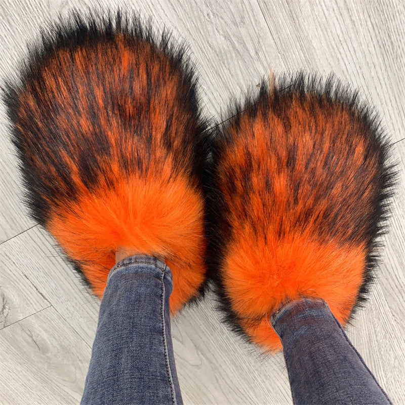 Regal Faux Fur Ankle Slippers