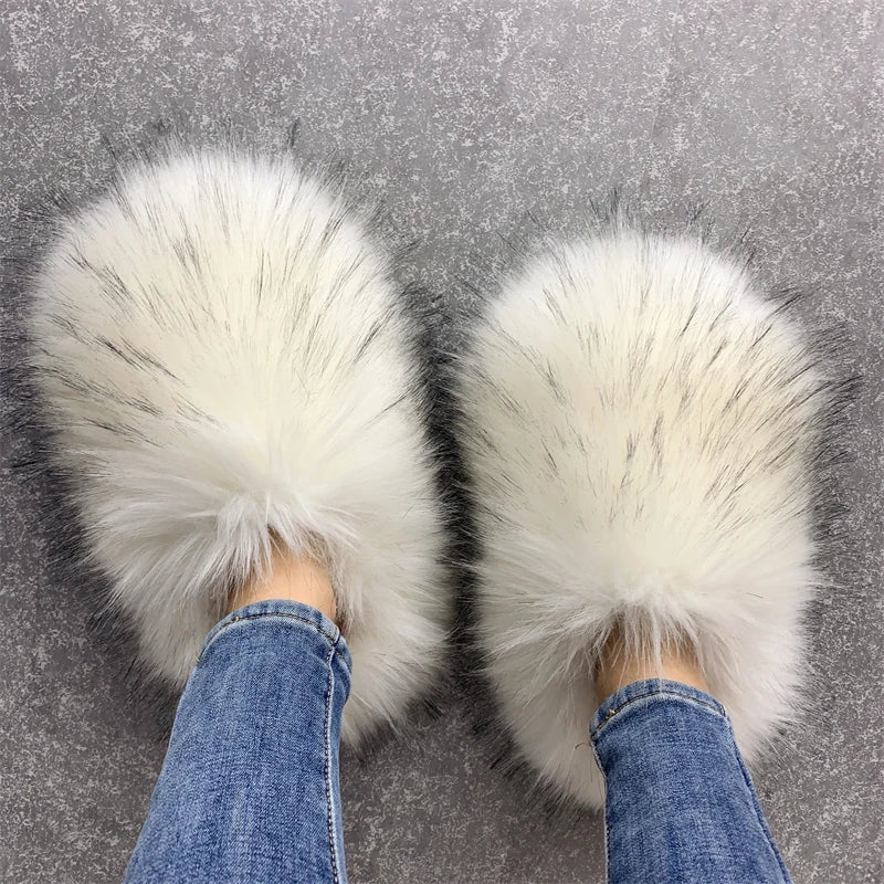 Regal Faux Fur Ankle Slippers