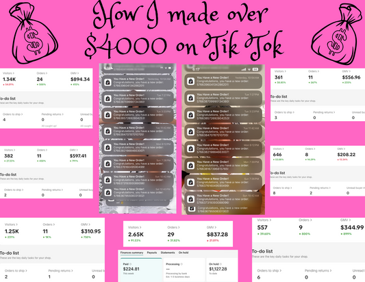 From Side Hustle to TikTok Shop Success: My $4K Blueprint to Profitable Sales