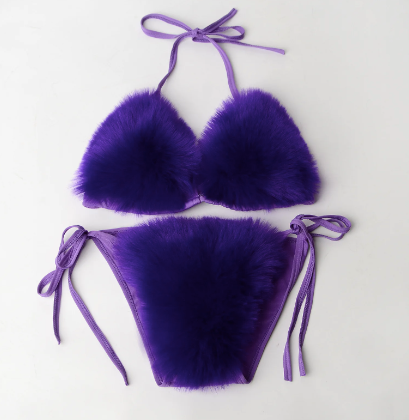 Regal Faux Fur Bikini