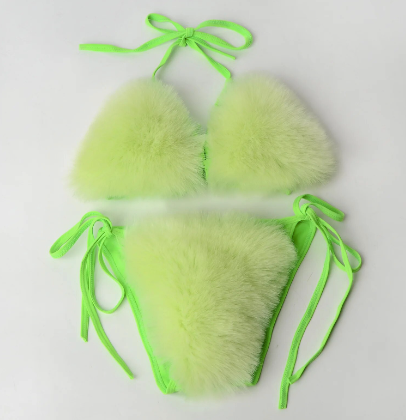 Regal Faux Fur Bikini