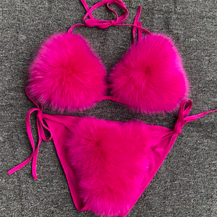 Regal Faux Fur Bikini