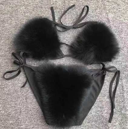 Regal Faux Fur Bikini